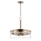 Nuvo Intersection 3-Light Pendant - Burnished Brass with Clear Glass 60/7530 - alternate 1
